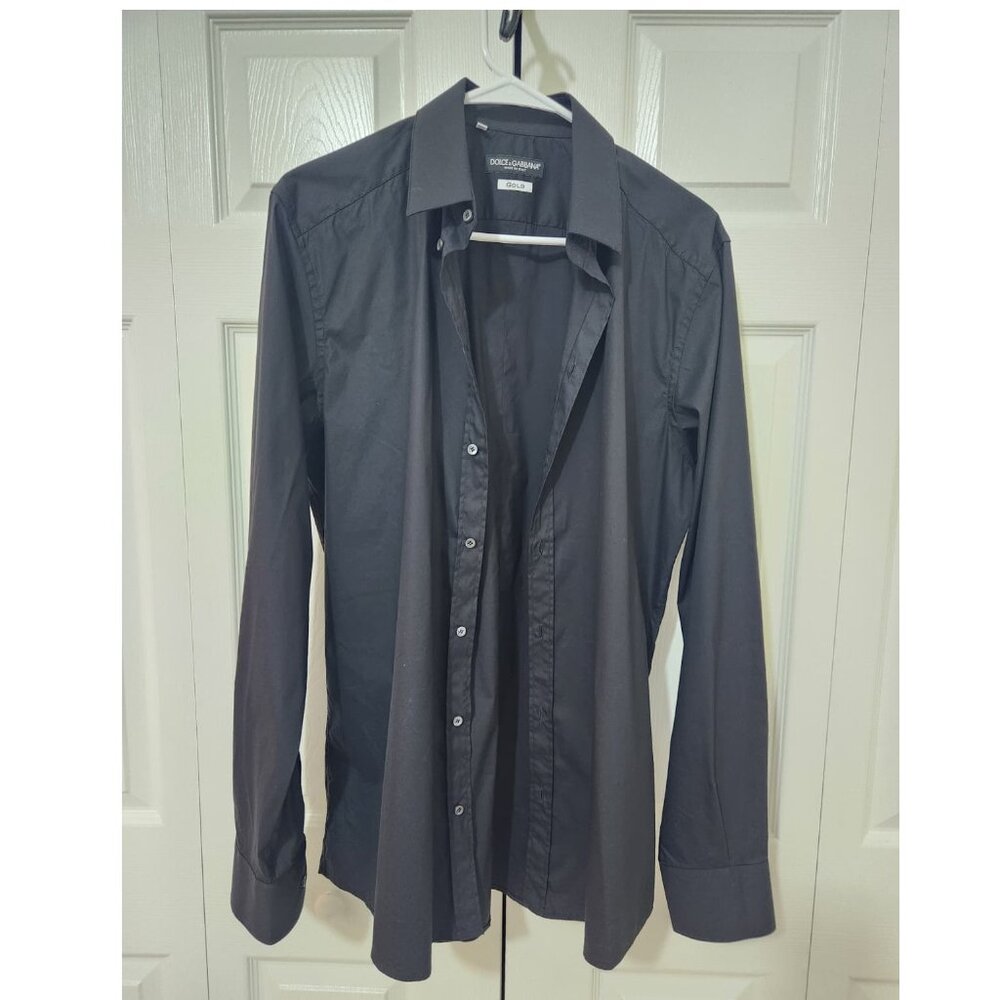 Dolce & Gabbana Charcoal Dress Shirt